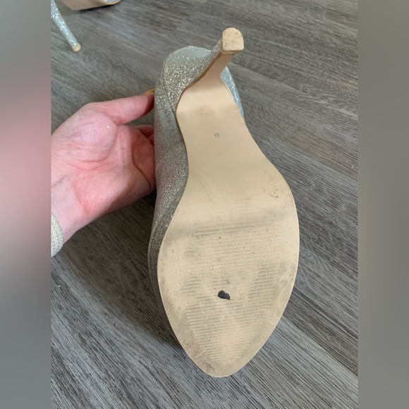 Silver sparkle heels - Picture 11 of 12